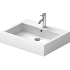 Duravit Vero wastafel 60 x47 cm met 1 kraangat Wit
