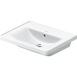 Duravit D-Neo Air Wastafel 60x48x16,5 cm Wit Hoogglans