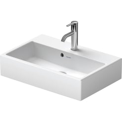 Duravit Vero Air Wastafel 1 Bak 0 KRG 60x40x16,5 cm Hoogglans Wit