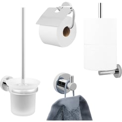 Saniselect Econ accessoireset 4-delig chroom