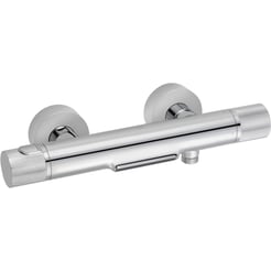 Ben Engraved Cross Badthermostaat Chroom