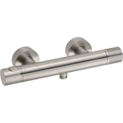 Ben Engraved Line Douchethermostaat Brushed Nickel