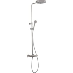 Ben Engraved Line Doucheset Brushed Nickel