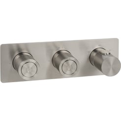 Ben Engraved Line Inbouwmengkraan Geborsteld Nickel