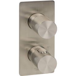 Ben Engraved Line Inbouw Thermostaatkraan Geborsteld Nickel