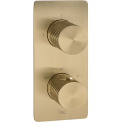 Ben Engraved Line Inbouw Thermostaatkraan Geborsteld Messing