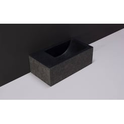 Forzalaqua Venetia Fontein 1 KRG L 40x22x10 cm Graniet Gebrand