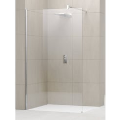 Novellini Giada h Inloopdouche 110x195 cm Mat Chroom