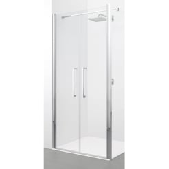 Novellini Young 2.0 2-delige Draaideur 93x200 cm Matchroom Helder Glas