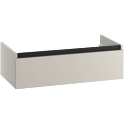 Saniselect Guarda Wastafelonderkast excl. greep 100x39,5x30cm Kiezel Grijs