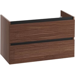 Saniselect Guarda Wastafelonderkast excl. greep 100x50,5x60cm Noten Urban