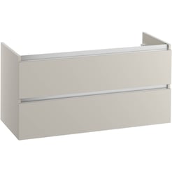 Saniselect Guarda Wastafelonderkast excl. greep 120x39,5x60cm Kiezel Grijs