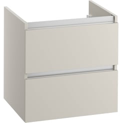 Saniselect Guarda Wastafelonderkast excl. greep 60x39,5x60cm Kiezel Grijs