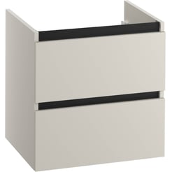 Saniselect Guarda Wastafelonderkast excl. greep 60x39,5x60cm Kiezel Grijs