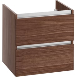 Saniselect Guarda Wastafelonderkast excl. greep 60x39,5x60cm Noten Urban