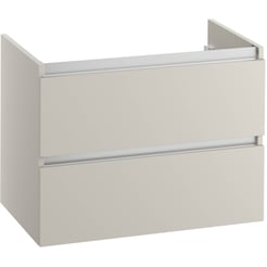 Saniselect Guarda Wastafelonderkast excl. greep 80x39,5x60cm Kiezel Grijs