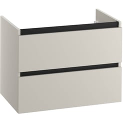 Saniselect Guarda Wastafelonderkast excl. greep 80x50,5x60cm Kiezel Grijs