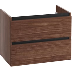 Saniselect Guarda Wastafelonderkast excl. greep 80x39,5x60cm Noten Urban
