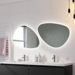 Ben Organic Spiegel met verlichting 80x50 cm