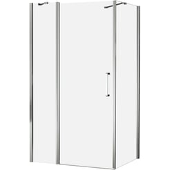Ben Glory douchecabine 120x100 cm Mat chroom