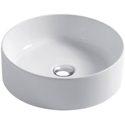 Saniselect Casato Opbouwkom ⌀ 40x12 cm Mat Wit