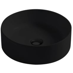 Saniselect Casoto Opbouwkom ⌀ 40x12 cm Mat Zwart