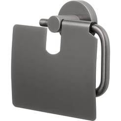 Saniselect Econ toiletrolhouder geborsteld zwart