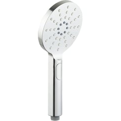 Ben Push Handdouche Rond Ø 12 cm met 3 Standen Chroom