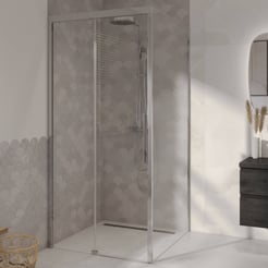 Ben iMotion Zijwand rechts voor schuifdeur links 100x206 cm Chroom Helder Glas