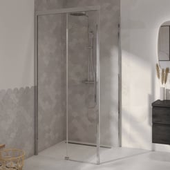Ben iMotion Zijwand rechts voor schuifdeur links 80x206 cm Chroom Helder Glas