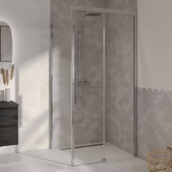 Ben iMotion Zijwand links voor schuifdeur rechts 80x206 cm Chroom Helder Glas