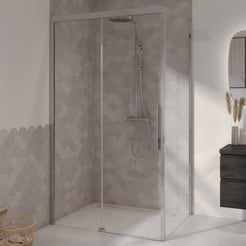 Ben iMotion douchecabine links schuivend  120x90x206 cm chroom/helder glas
