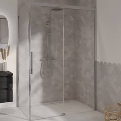 Ben iMotion douchecabine rechts schuivend 140x90x206 cm chroom/helder glas