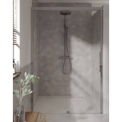 Ben IMotion Schuifdeur Links 140x206cm Chroom/Helder Glas