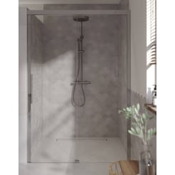 Ben IMotion Schuifdeur Rechts 140x206cm Chroom/Helder Glas