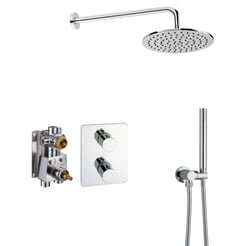 Ben Lavion 250 Inbouw Regendoucheset Chroom