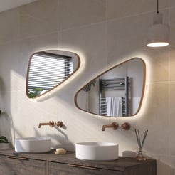 Ben Nature Spiegel 80x3,5x50 cm Geborsteld Koper
