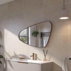 Ben Nature Spiegel 100x3,5x60 cm Geborsteld Koper