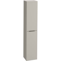 Saniselect Luca Hoge Kast 35x32x180cm Noten Urban met mat zwarte greep
