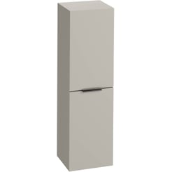 Saniselect Luca Midi Kast 35x32x120cm Kiezel Grijs met gunmetal