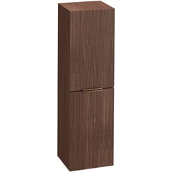 Saniselect Luca Midi Kast 35x32x120cm Noten Urban met koperen greep