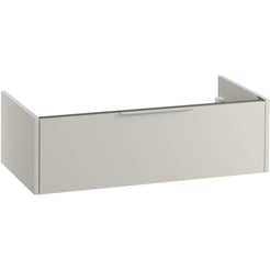 Saniselect Luca Wastafelonderkast excl. greep 100x50,5x30cm Kiezel Grijs