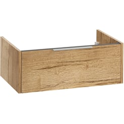 Saniselect Luca Wastafelonderkast excl. greep 80x45x30cm Eiken Marcato