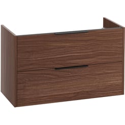 Saniselect Luca Wastafelonderkast excl. greep 100x39,5x60cm Noten Urban