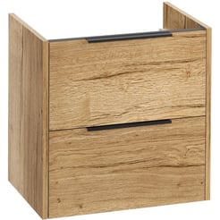 Saniselect Luca Wastafelonderkast excl. greep 60x45x60cm Eiken Marcato
