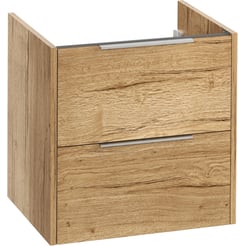 Saniselect Luca Wastafelonderkast excl. greep 60x39,5x60cm Eiken Marcato