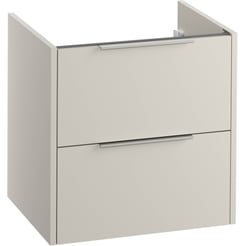 Saniselect Luca Wastafelonderkast excl. greep 60x50,5x60cm Kiezel Grijs