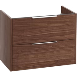 Saniselect Luca Wastafelonderkast excl. greep 80x45x60cm Noten Urban
