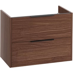 Saniselect Luca Wastafelonderkast excl. greep 80x39,5x60cm Noten Urban