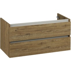 Ben Limara Wastafelonderkast 2 laden, 100x44,5x50 cm, Sherwood alu
